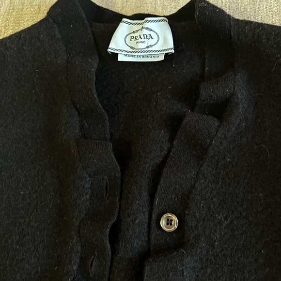 Prada Wool Black Cardigan - Picture 3 of 5